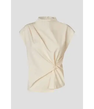 Second Female Arkai drape top eggnog