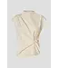 Second Female Arkai drape top eggnog