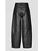 Second Female Aluka black leather trousers