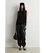 Second Female Aluka black leather trousers