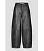 Second Female Aluka black leather trousers