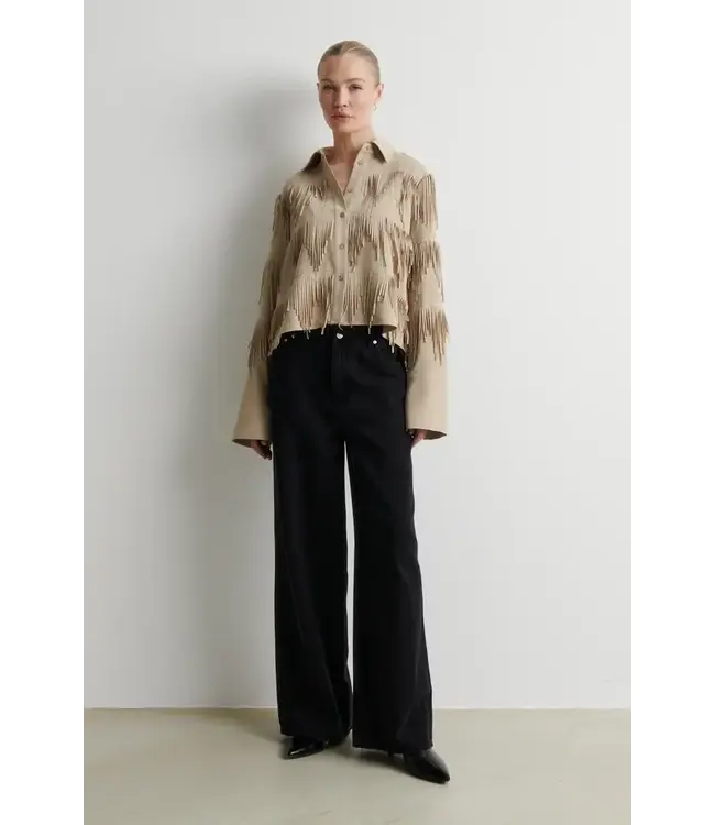 Second Female Dancing cropped shirt chinchilla