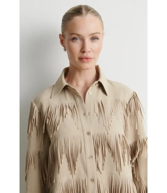 Second Female Dancing cropped shirt chinchilla