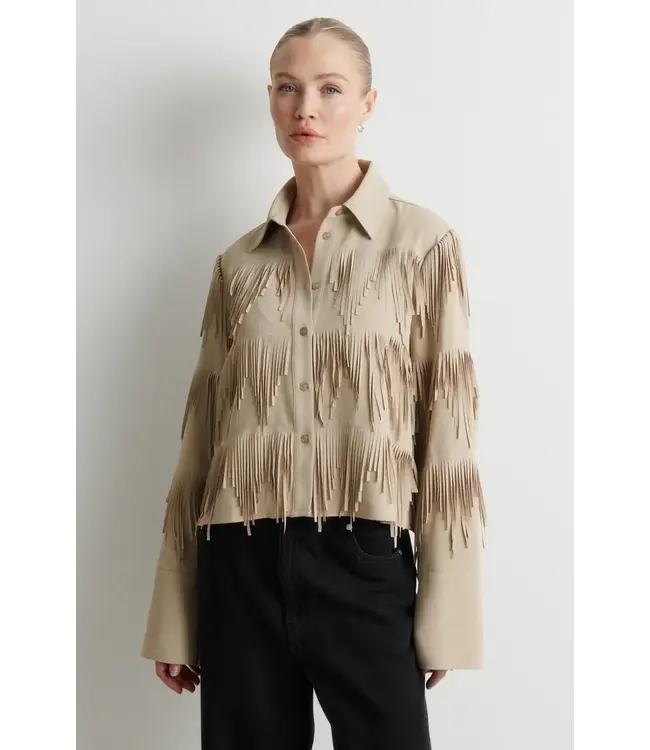 Second Female Dancing cropped shirt chinchilla