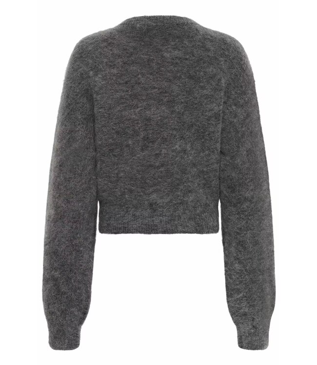 Gestuz GZdebbie Zipper cardigan grey