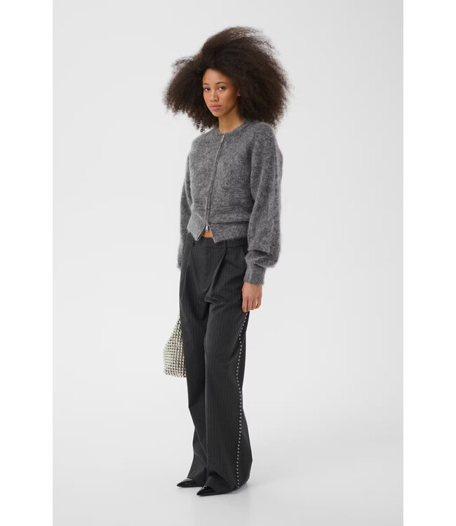 Gestuz GZdebbie Zipper cardigan grey