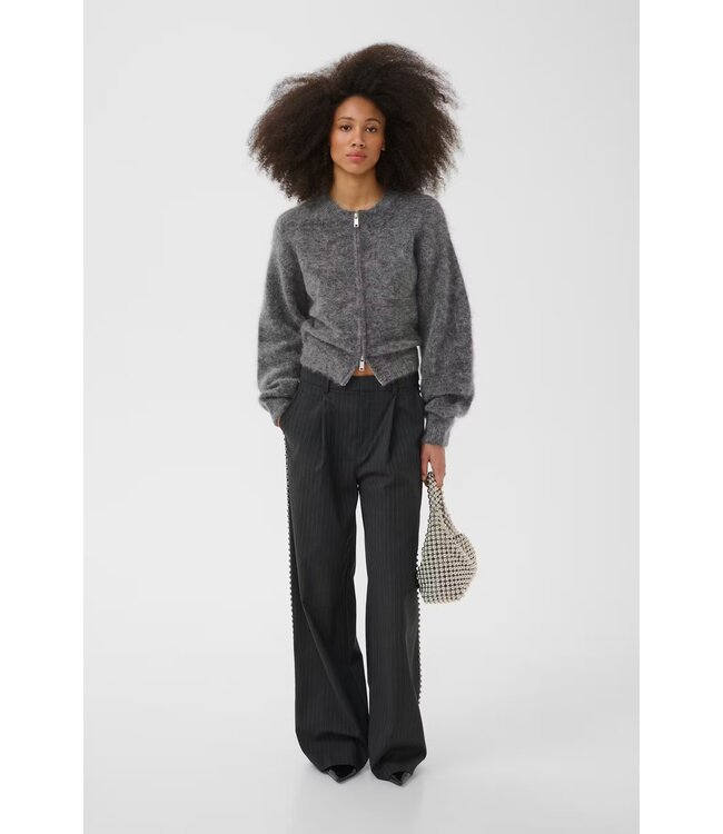 Gestuz GZdebbie Zipper cardigan grey