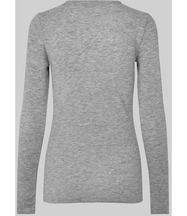 Second Female Matima O-Neck Tee Grey Melange