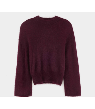 Bellerose Dateko crewneck sweater Cordovan