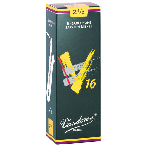 Vandoren Vandoren V16 Baritone Saxophone Reeds (Box of 5) Vandoren Vandoren V16 Baritone Saxophone Reeds (Box of 5)