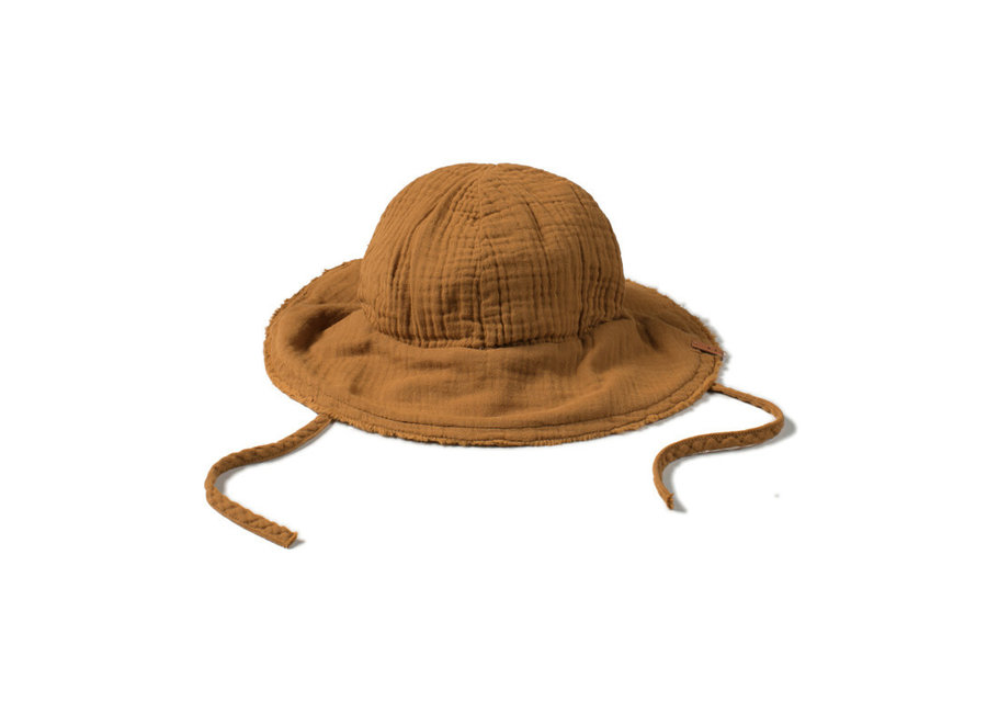 Sun hat caramel