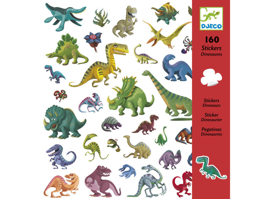 Stickers - Dinosaurussen (160 stuks)