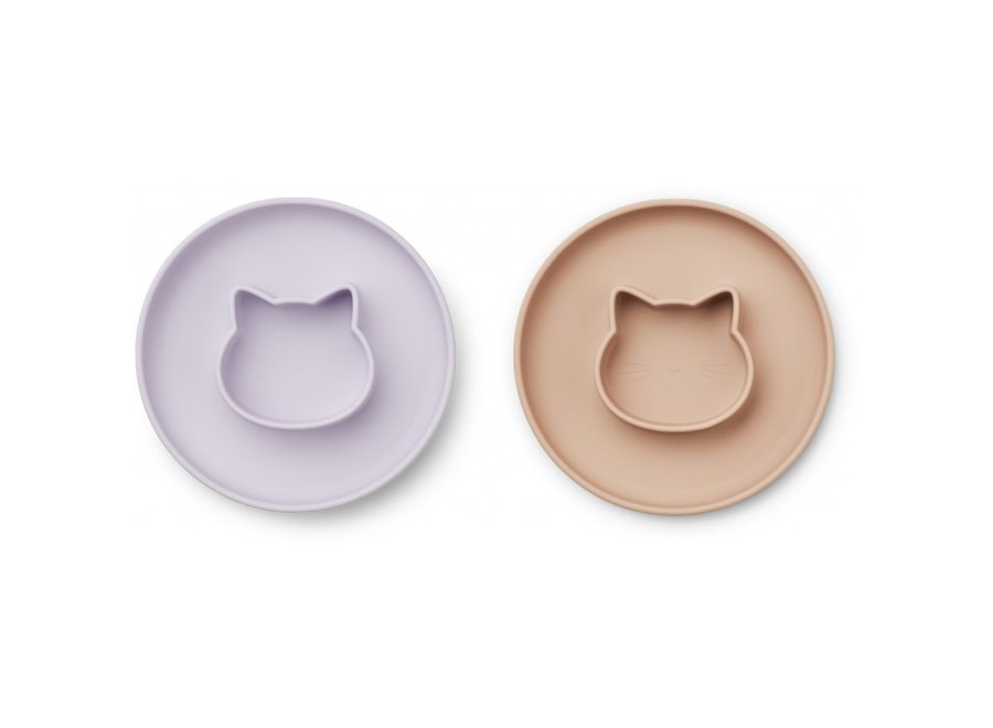 two-in-one-plate 2 pack lila