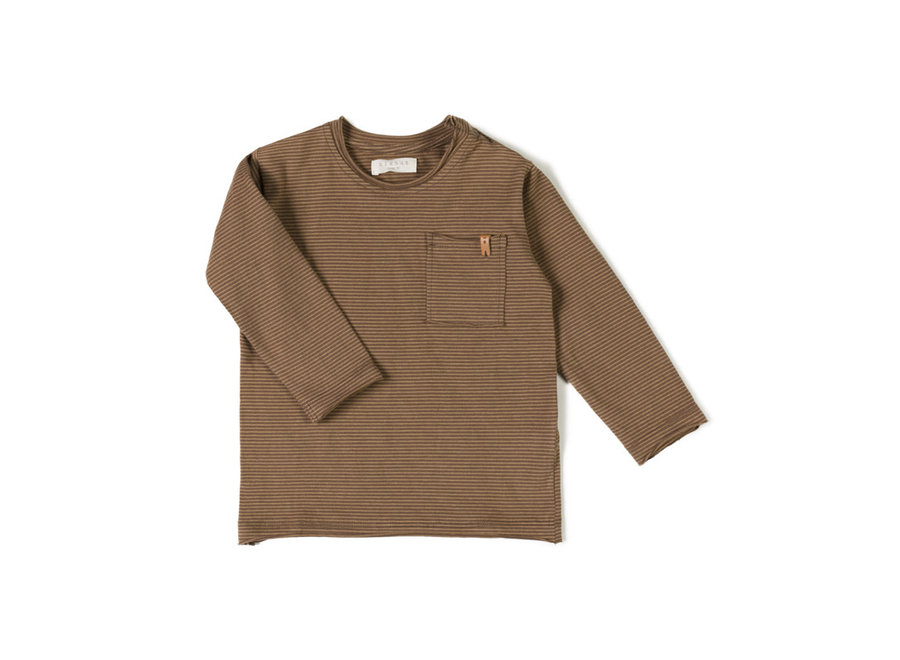 Longsleeve - Stripe toffee