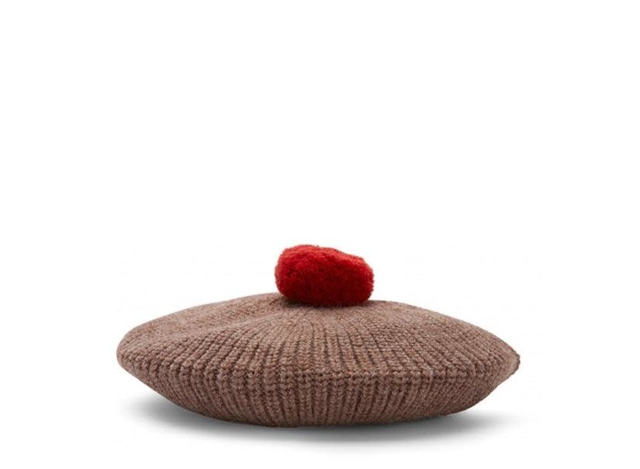 Miro beret - Bunny brown melange