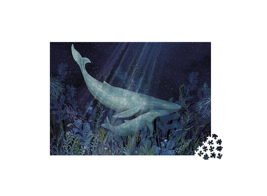 Puzzel - Walvissen in de diepte (1000 stukjes)