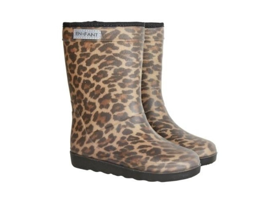 Thermo boots print - Leopardo