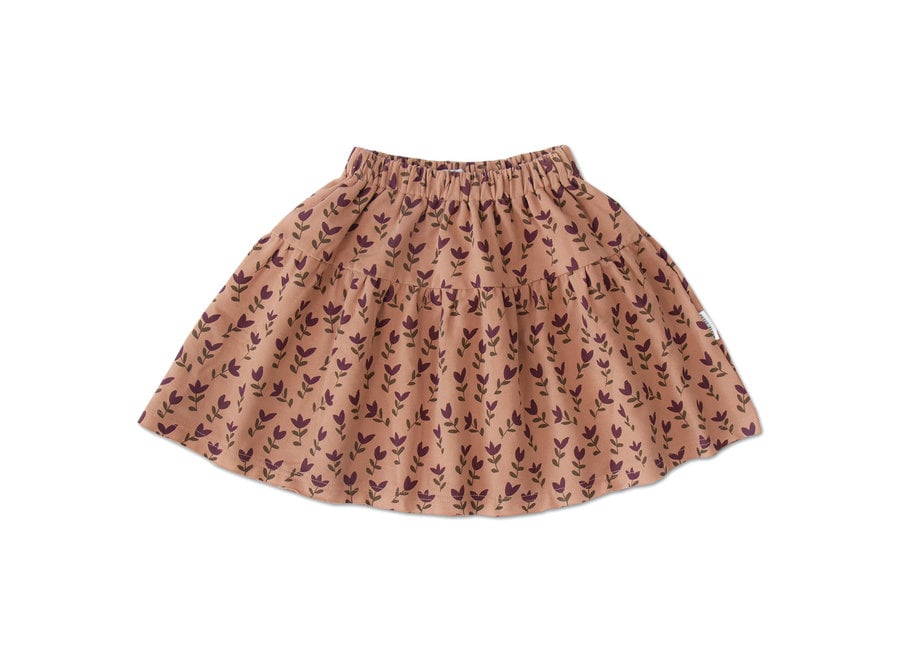 Mini sweat skirt - Love flower AOP
