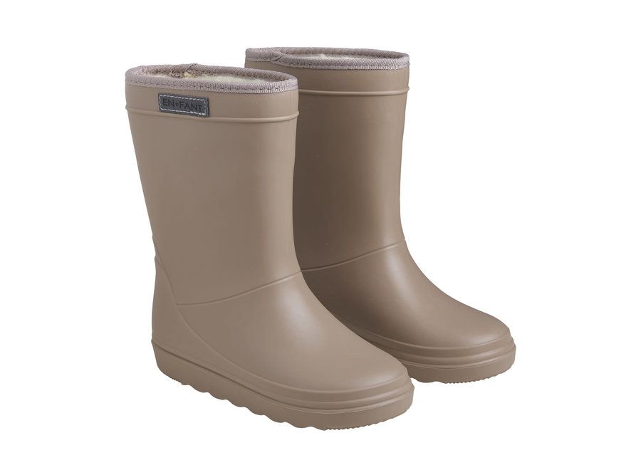 Thermo boots solid - Portabella