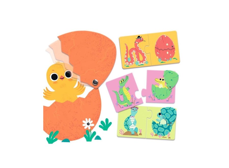 Puzzle duo - Funny eggs