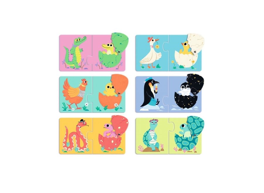 Puzzle duo - Funny eggs