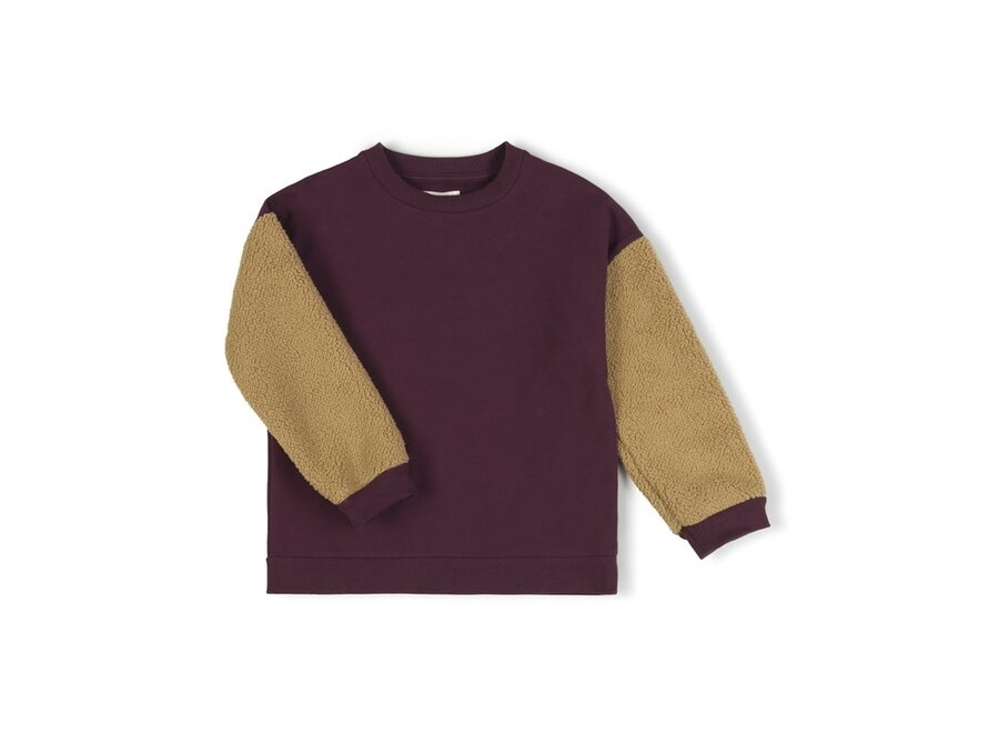 Sleeve sweater - Bordeaux