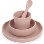 Silicone serviesset - Pale pink