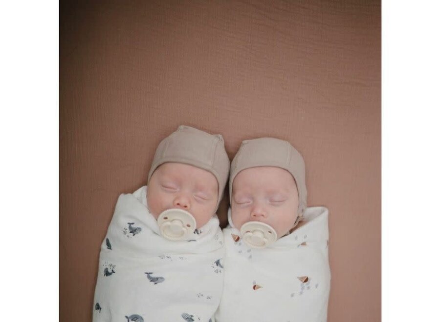 Swaddle muslin - Whales