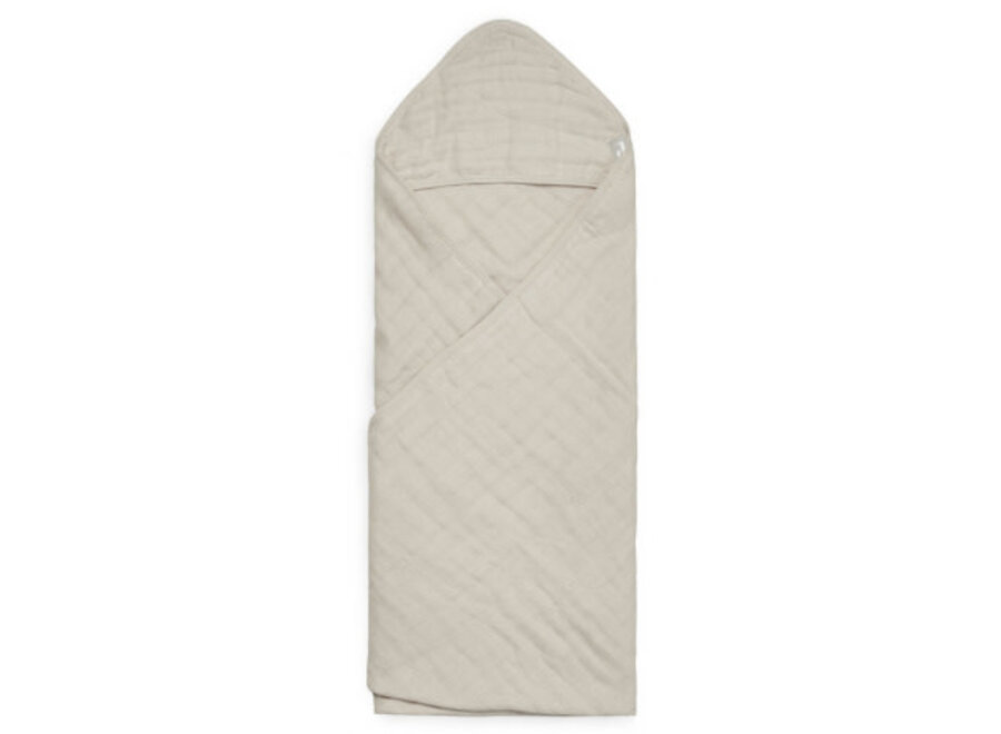 Badcape wrinkled cotton - Nougat