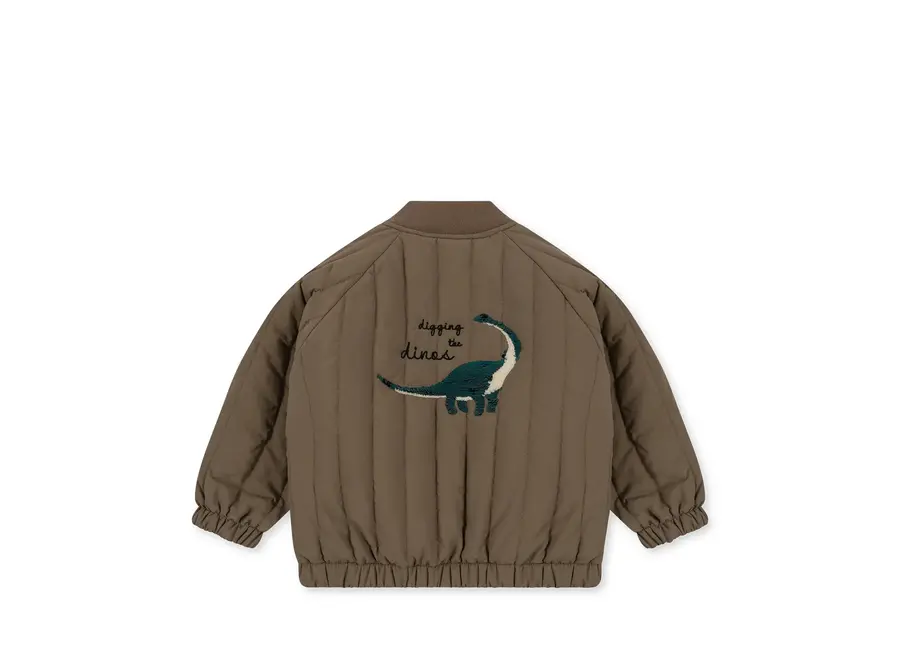 Juno sequin bomber jacket - Shitake