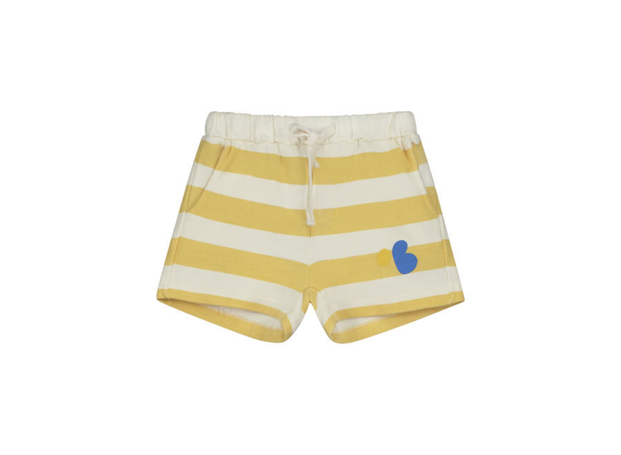 Short allover wide stripe - Ivory