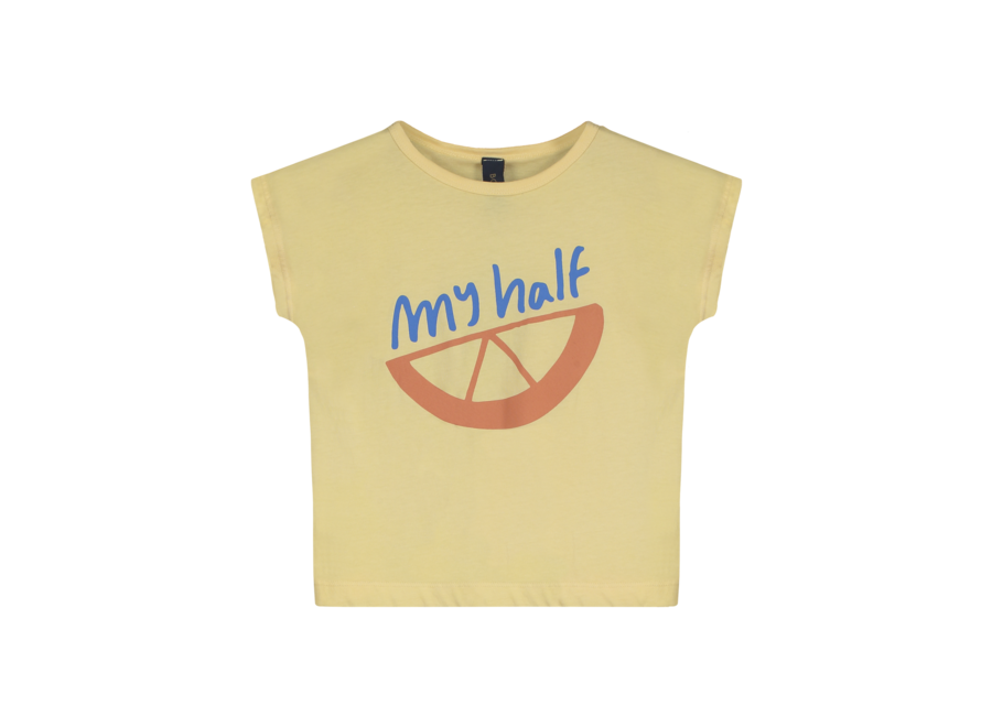 T-shirt my half - Mellow banana