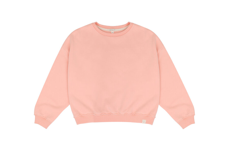 Lucky bird sweater - Peach orange