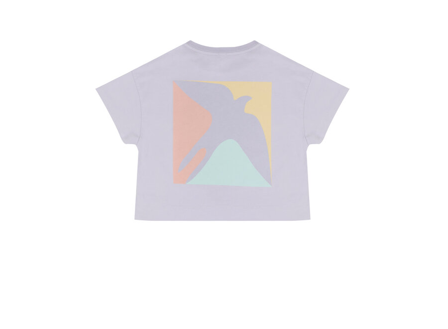 Livia logo shirt - Light lavender