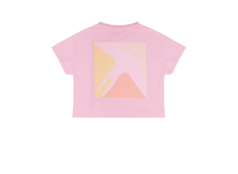 Livia logo shirt - Raspberry pink