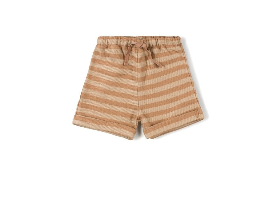 Uno short - Biscuit stripe