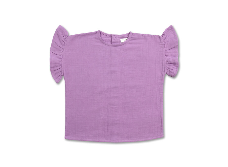 Loua frill blouse - English lavender