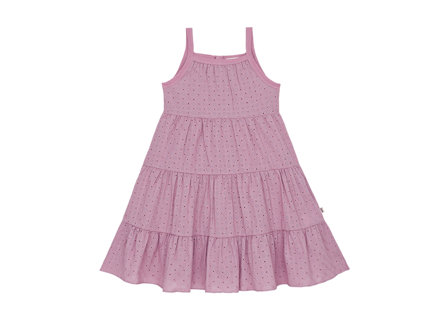 Broidery layer dress - Lavender