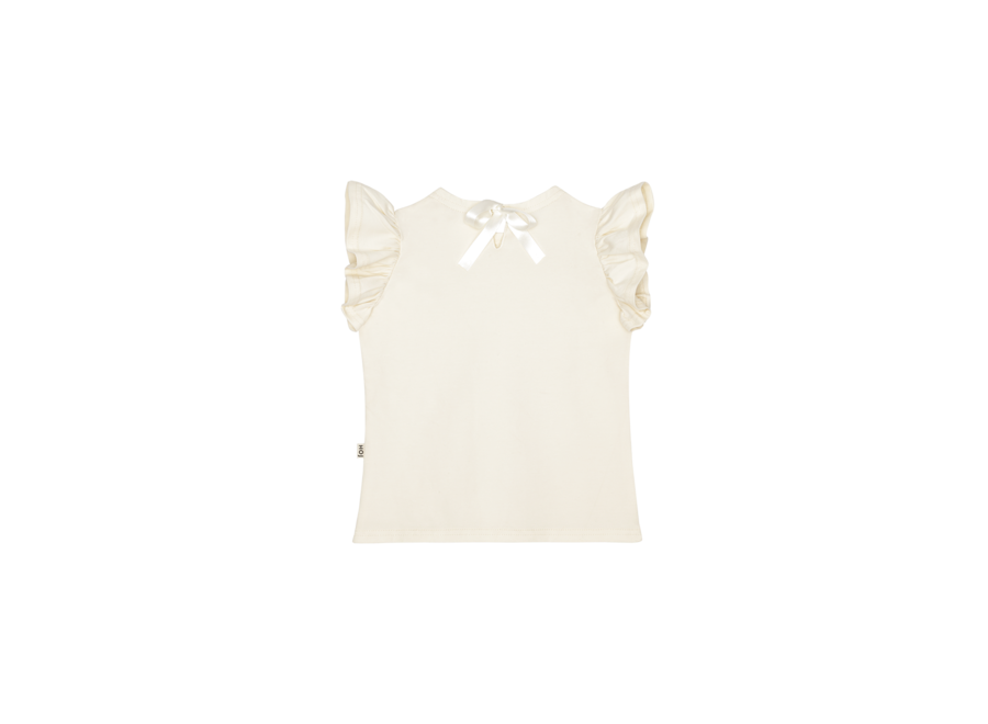 Ruffled bodysuit - Cream