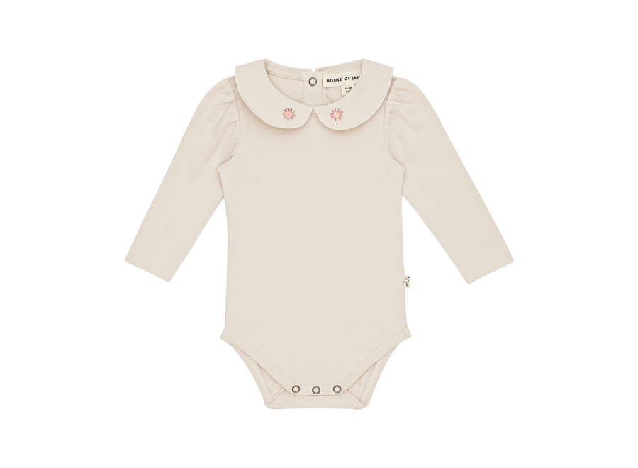 Collar puff bodysuit - Cloud