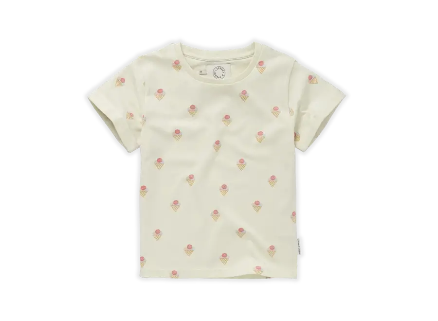 T-shirt ice cream print - Pear