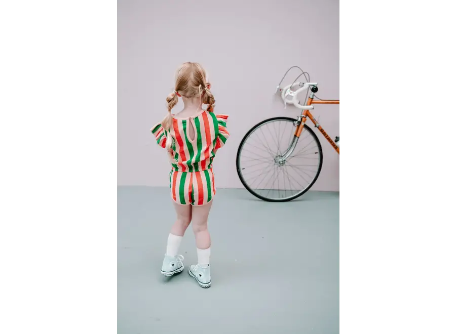 Girls jumpsuit stripe print - Blossom