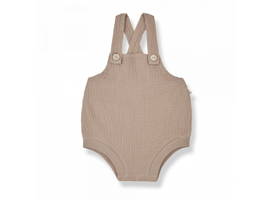 Muslin romper Dido - Clay