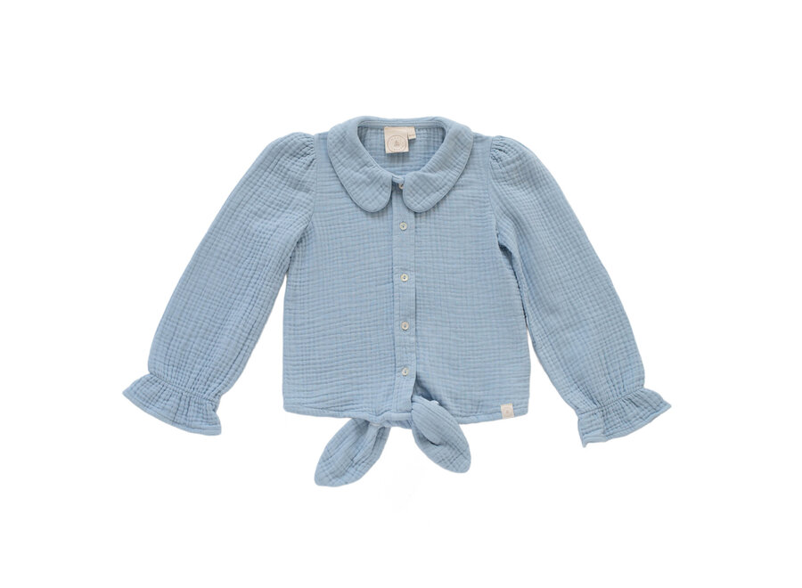 Faye blouse mousseline - Light blue