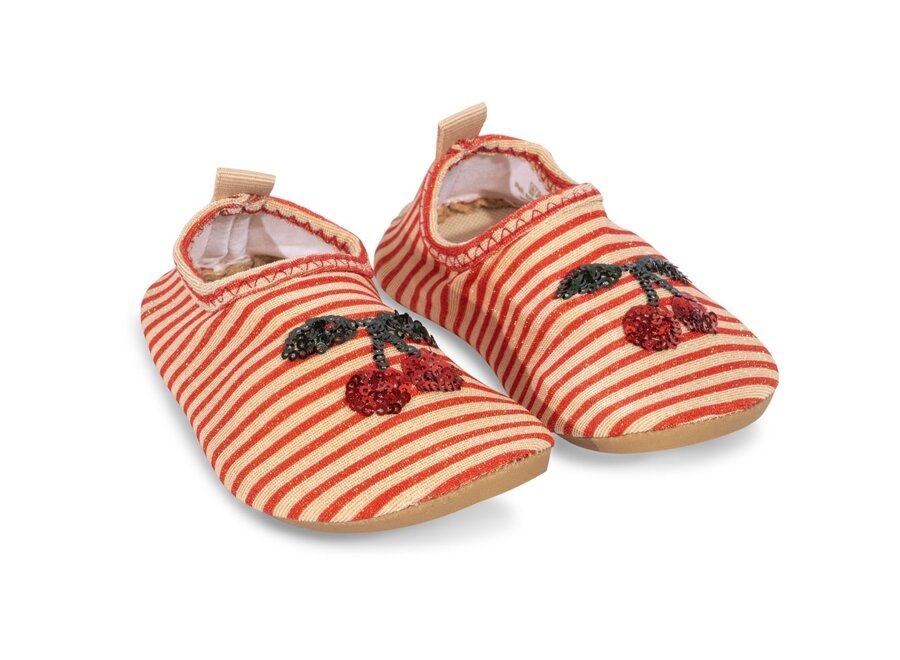 Jade swim shoes - Glitter stripe