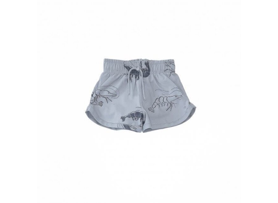 Printed woven swim short - Albufeira shrimps