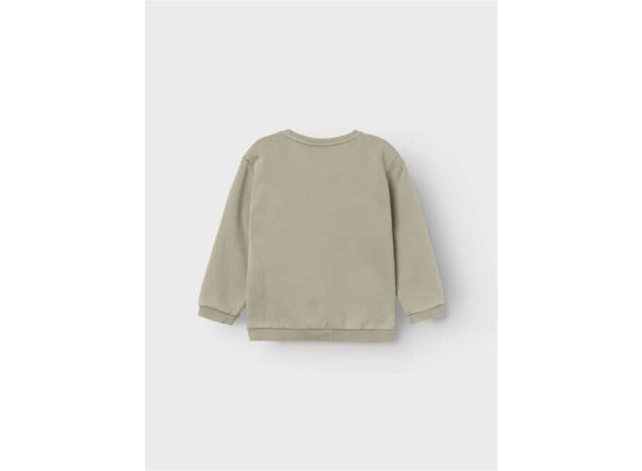 Nalf folo loose sweater - Moss gray
