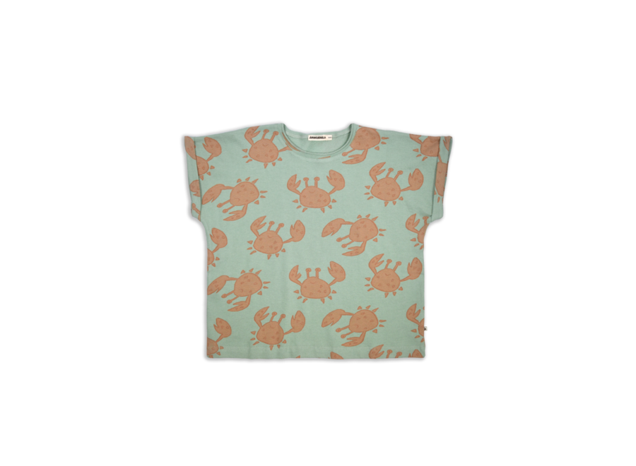AM. Sunny T-shirt - Happy crab print