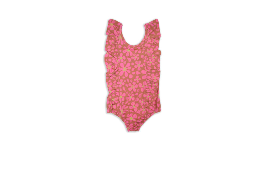 AM. Sage swimsuit - Flower power print