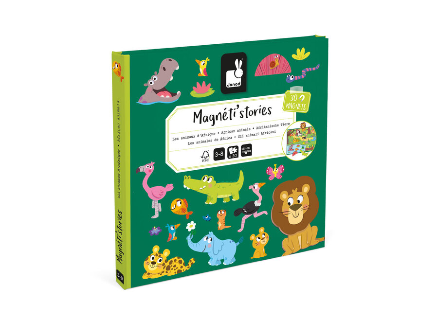 Magneti stories - Afrikaanse dieren